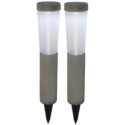 Globo - Set 2x LED Solarno svetlo LED/0,1W/3V 6000K IP44 400 mAh
