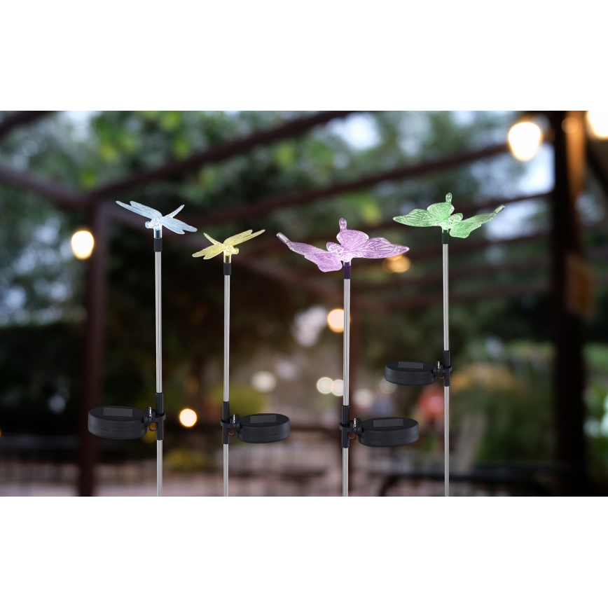 Globo - Set 4x LED Solarno svetlo LED/0,06W/3V IP44