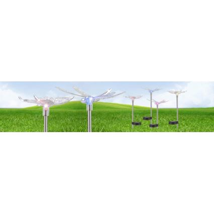 Globo - Set 4x LED Solarno svetlo LED/0,06W/3V IP44