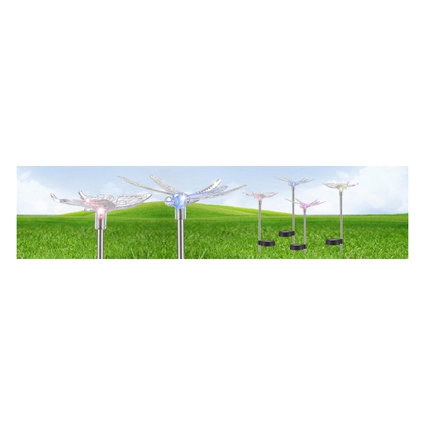Globo - Set 4x LED Solarno svetlo LED/0,06W/3V IP44