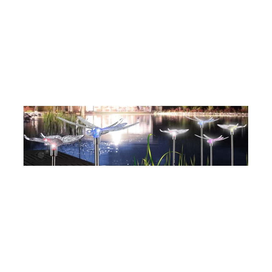 Globo - Set 4x LED Solarno svetlo LED/0,06W/3V IP44