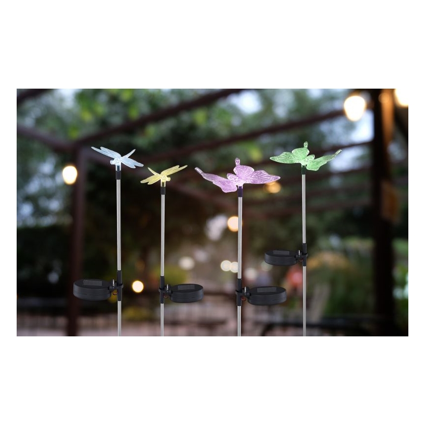 Globo - Set 4x LED Solarno svetlo LED/0,06W/3V IP44