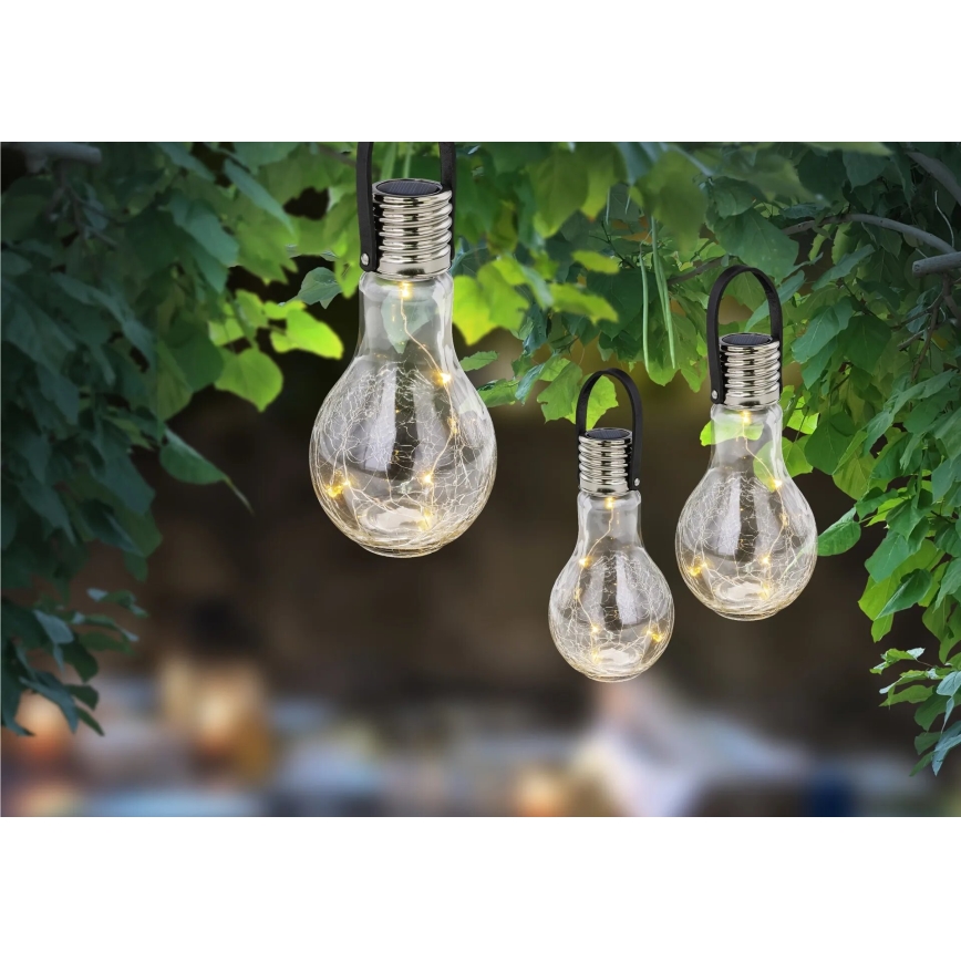 Globo - LED Solarno svetlo 5xLED/0,06W/3,2V IP44