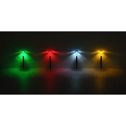 Globo - Set 4x LED RGB solarna rasveta LED/0,05W/3V IP44