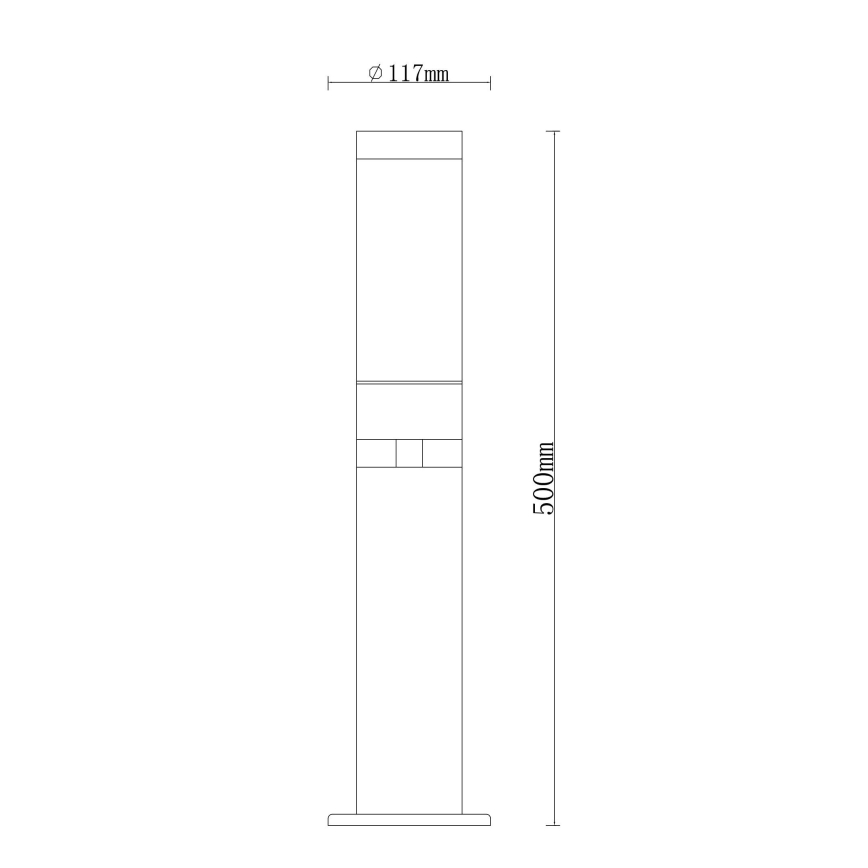 Globo - Spoljašnja lampa 1xE27/15W/230V IP44