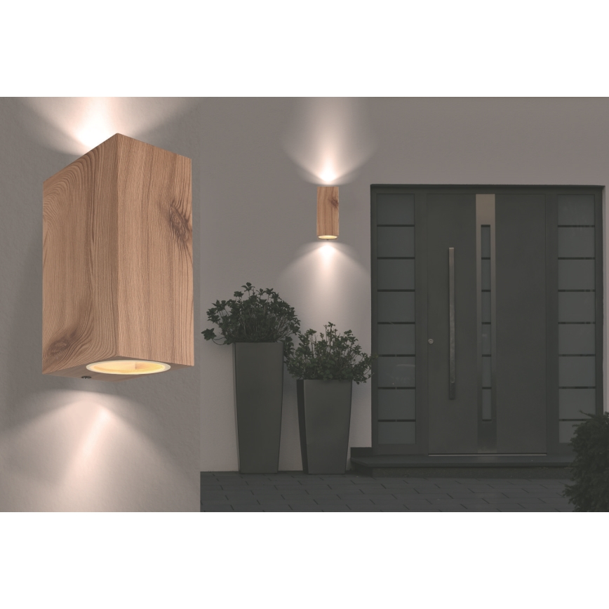 Globo - Spoljašnja zidna lampa 2xGU10/35W/230V IP44