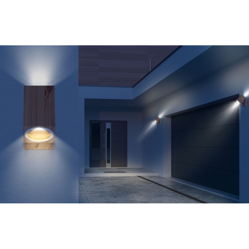 Globo - Spoljašnja zidna lampa 1xGU10/35W/230V IP44