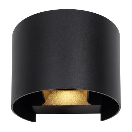 Globo - LED Spoljna zidna lampa 2xLED/3W/230V IP44 crno
