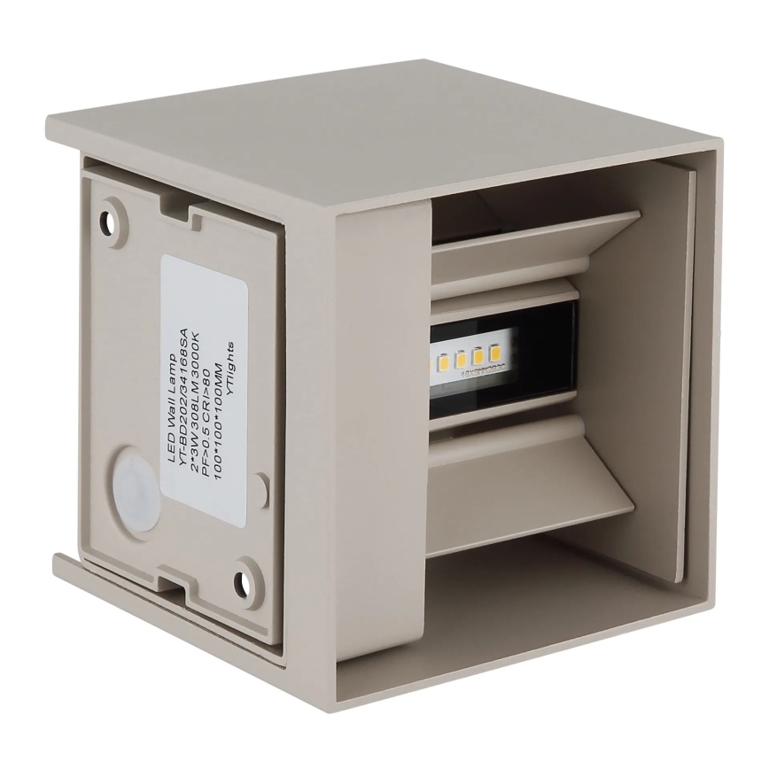 Globo - LED spoljašnje zidno svetlo 2xLED/3W/230V IP54