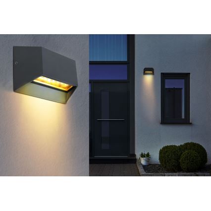 Globo - LED Spoljna zidna lampa LED/7W/230V IP54 antracit
