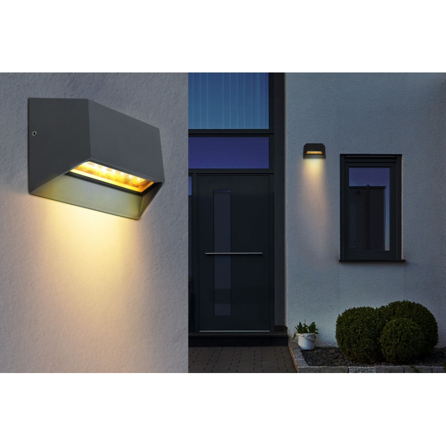 Globo - LED Spoljna zidna lampa LED/7W/230V IP54 antracit