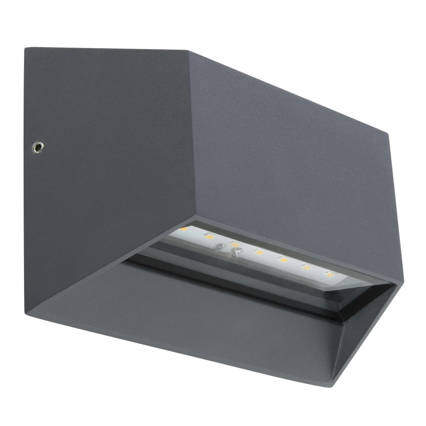 Globo - LED Spoljna zidna lampa LED/7W/230V IP54 antracit