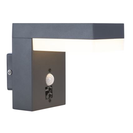 Globo - LED spoljašnje zidno svetlo sa senzorom LED/9,5W/230V IP44