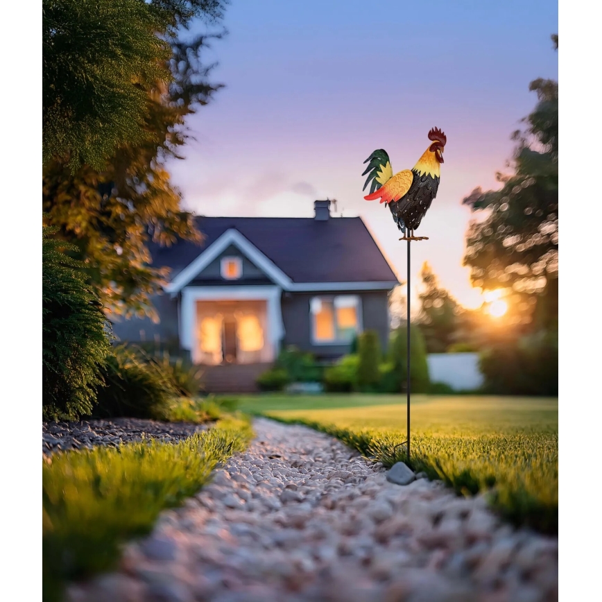 Globo - LED solarna dekoracija LED/0,02W/3V IP44 petao