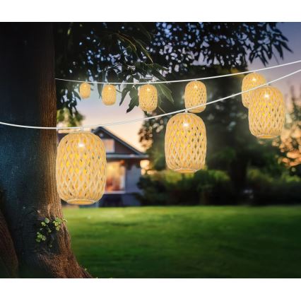 Globo - LED solarni lanac LED/0,06W/3V 650 cm IP44