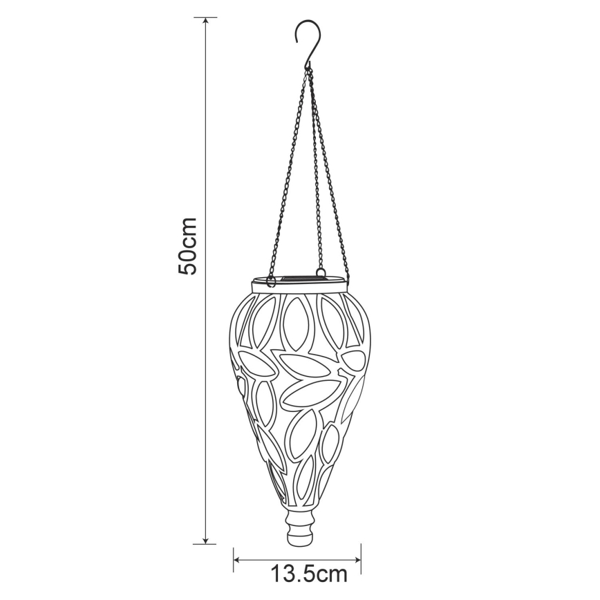 Globo - LED Solarno svetlo LED/0,9W/3,2V IP44 200 mAh prozirna