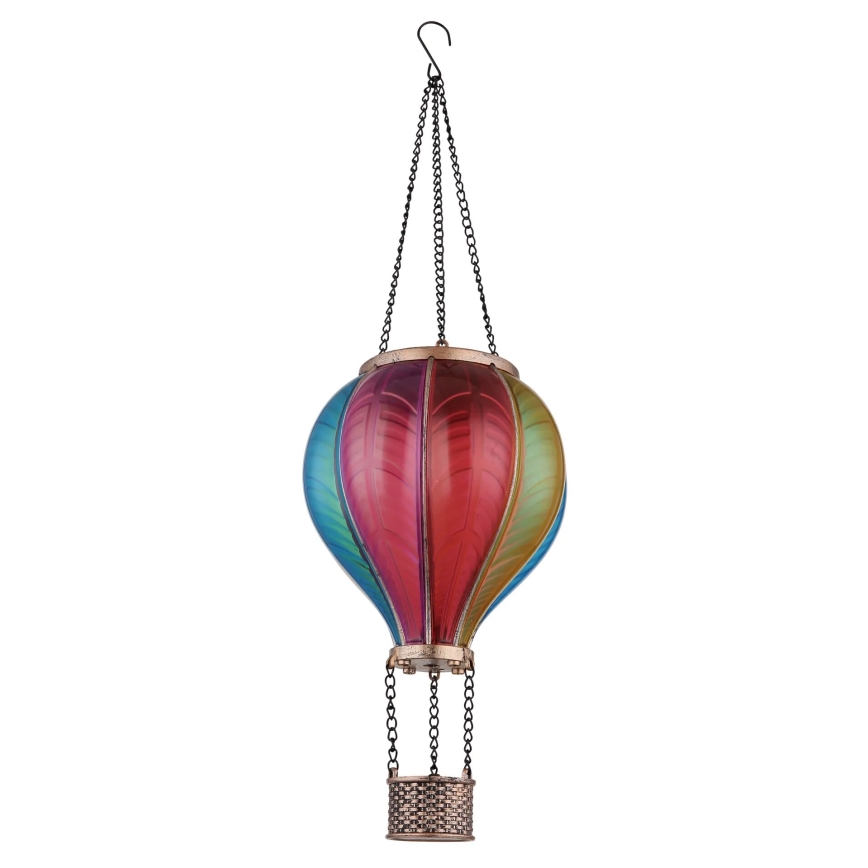 Globo - Viseća solarna dekoracija 20xLED/0,5W/3V IP44 leteći balon