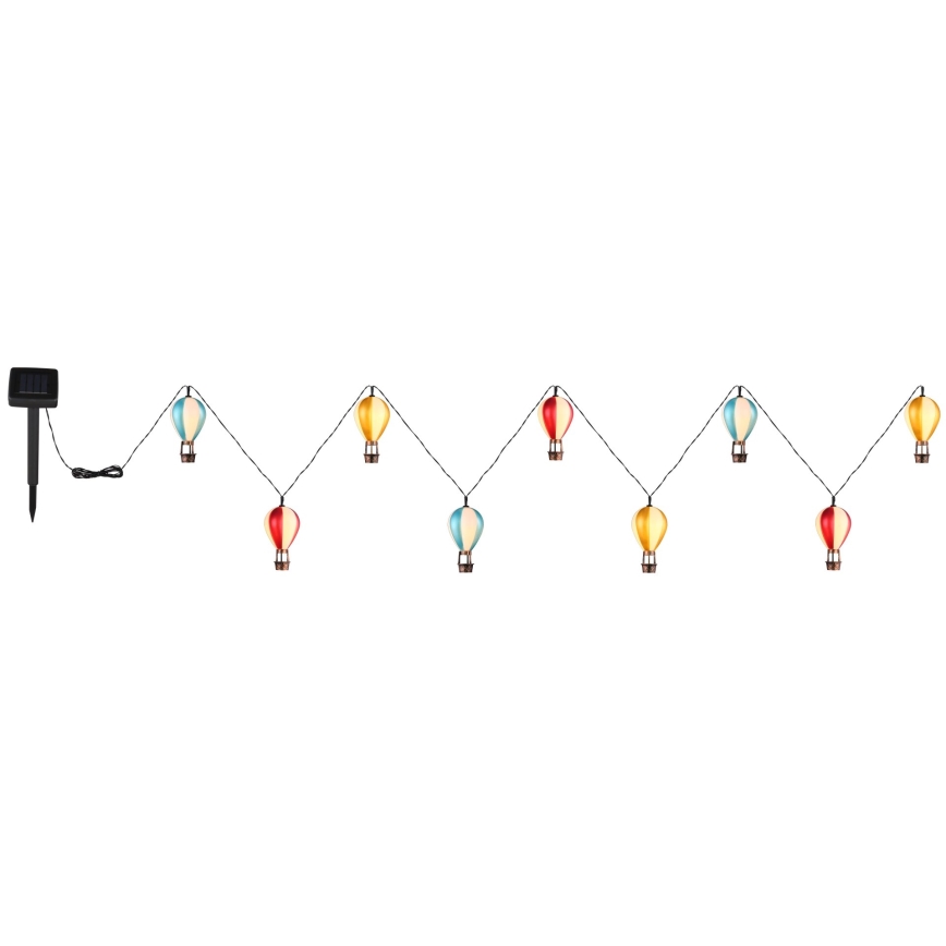 Globo - LED solarni lanac 9xLED/0,06W/3V 390 cm IP44