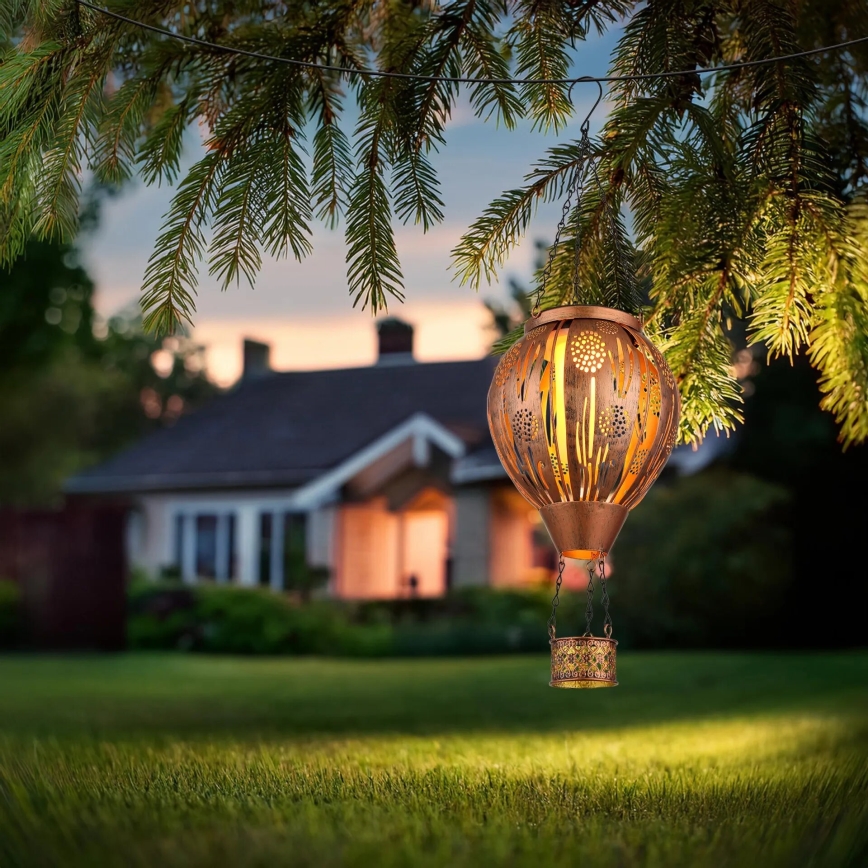 Globo - LED Viseća solarna dekoracija 12xLED/0,02W/3V IP44 leteći balon