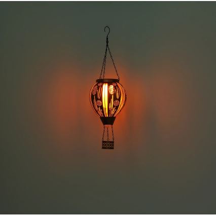 Globo - LED Viseća solarna dekoracija 12xLED/0,02W/3V IP44 leteći balon