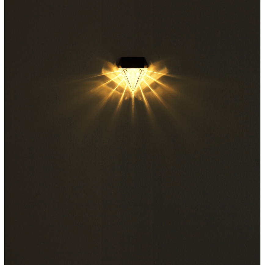 Globo - Set 2x LED Solarna zidna rasveta LED/0,5W/3V IP44
