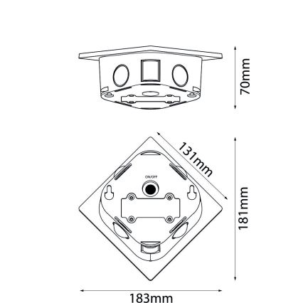 Globo - LED Solarno svetlo LED/0,5W/3,2V IP54