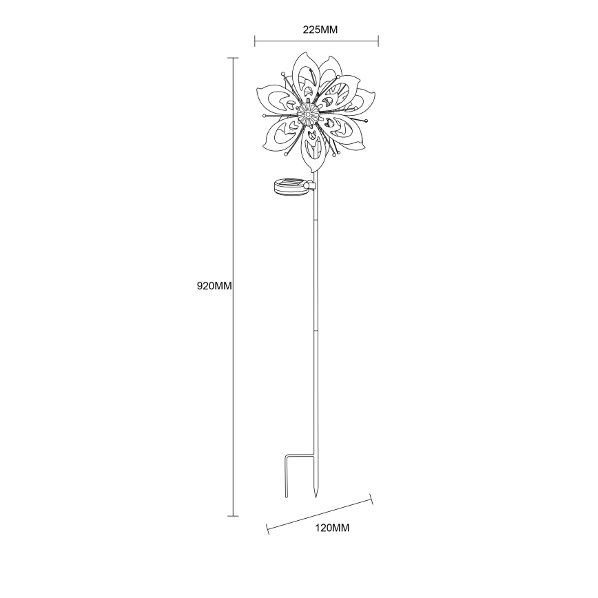Globo - LED solarna dekoracija LED/0,06W/3,2V IP44