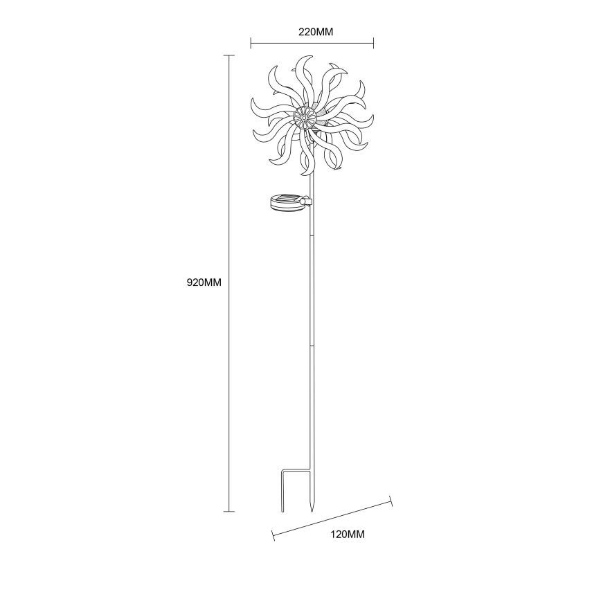 Globo - LED solarna dekoracija LED/0,06W/3,2V IP44