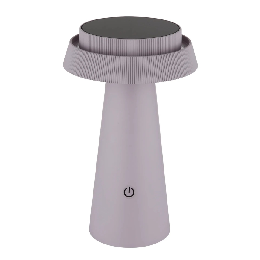Globo - LED Prigušiva solarna dodirna lampa LED/4W/3,7W IP54 roze