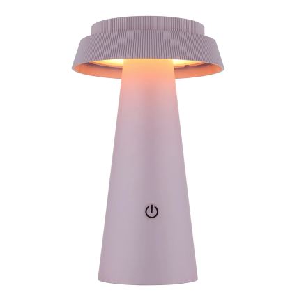 Globo - LED Prigušiva solarna dodirna lampa LED/4W/3,7W IP54 roze
