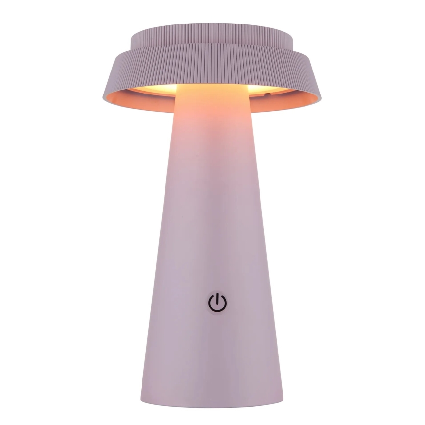 Globo - LED Prigušiva solarna dodirna lampa LED/4W/3,7W IP54 roze