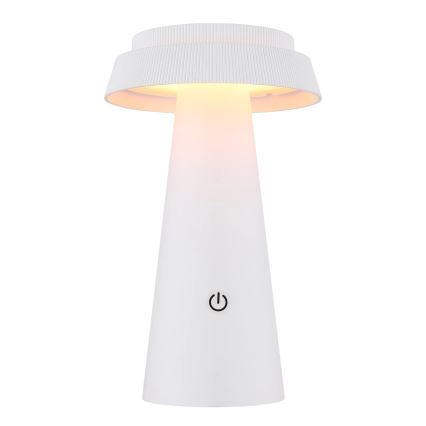 Globo - LED Prigušiva solarna dodirna lampa LED/4W/3,7W IP54 bela