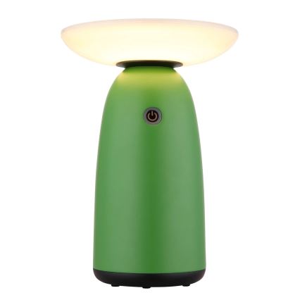 Globo - LED Prigušiva solarna dodirna lampa LED/10W/3,7V IP54 zelena