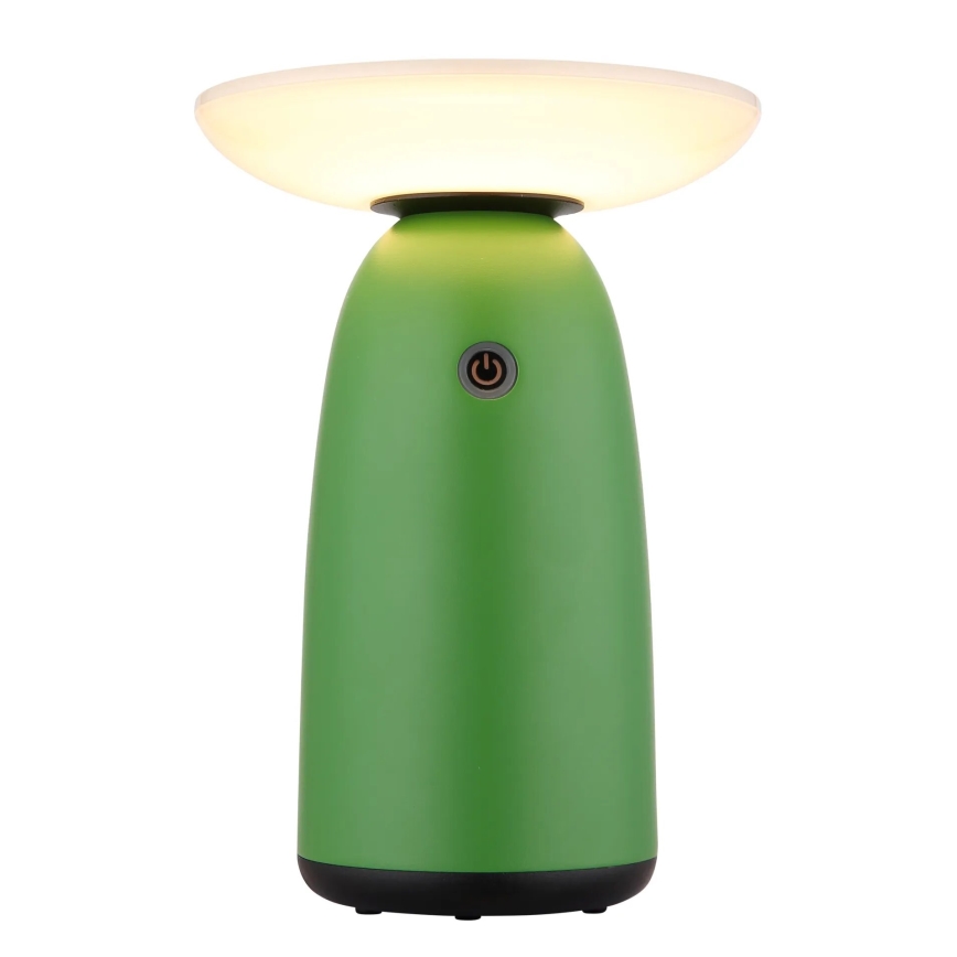 Globo - LED Prigušiva solarna dodirna lampa LED/10W/3,7V IP54 zelena
