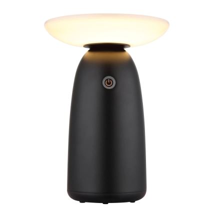 Globo - LED Prigušiva solarna dodirna lampa LED/10W/3,7V IP54 crno