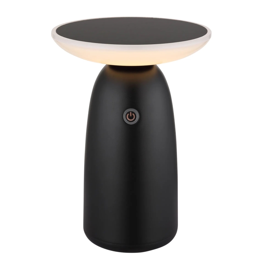 Globo - LED Prigušiva solarna dodirna lampa LED/10W/3,7V IP54 crno