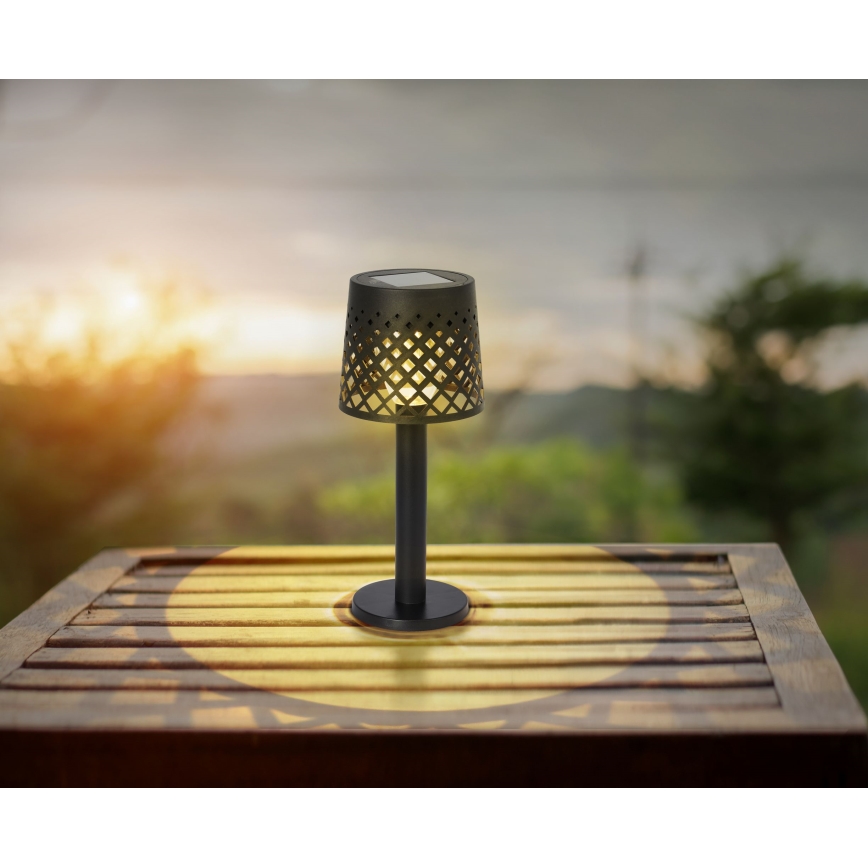 Globo - LED Solarno svetlo LED/0,06W/3,2V 3000K IP44 crno