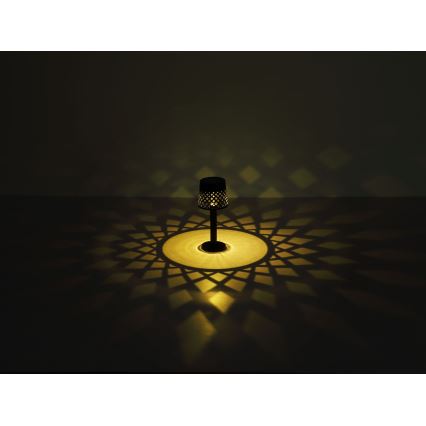 Globo - LED Solarno svetlo LED/0,06W/3,2V 3000K IP44 crno