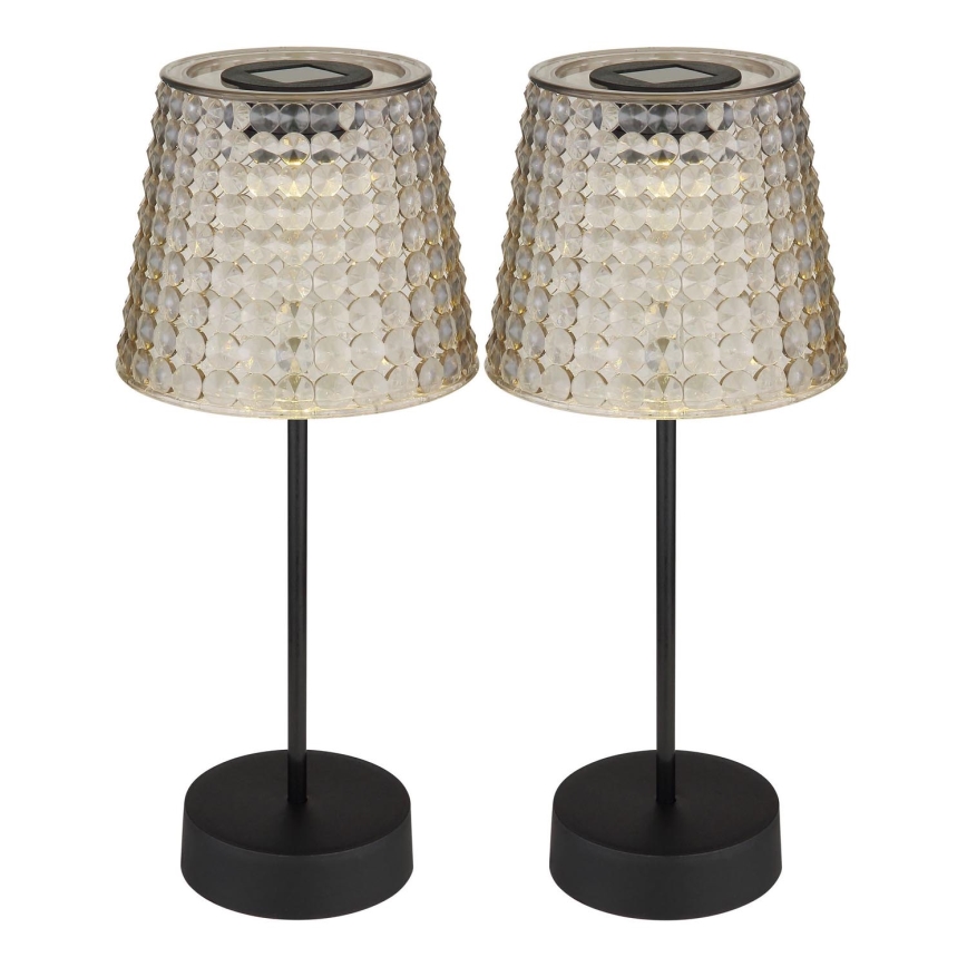 Globo 36634-2S - Set 2x LED Solarno svetlo SOLAR LED/0,06W/3V IP44 sivo