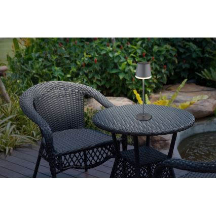 Globo - LED Solarno svetlo LED/0,6W/3V 3000K IP44 antracit