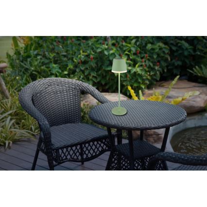 Globo - LED Solarno svetlo LED/0,06W/3V 3000K IP44 zelena