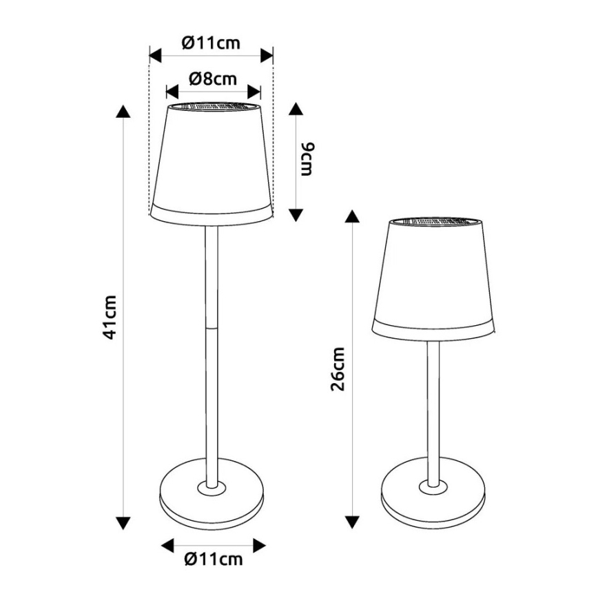 Globo - LED Solarno svetlo LED/0,6W/3V 3000K IP44 zlatna