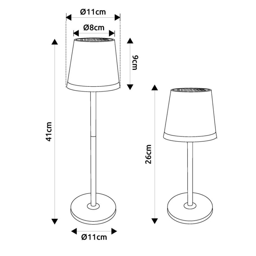 Globo - LED Solarno svetlo LED/0,6W/3V 3000K IP44 bakrena