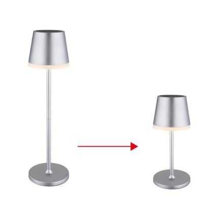 Globo - LED Solarno svetlo LED/0,6W/3V 3000K IP44 mat krom