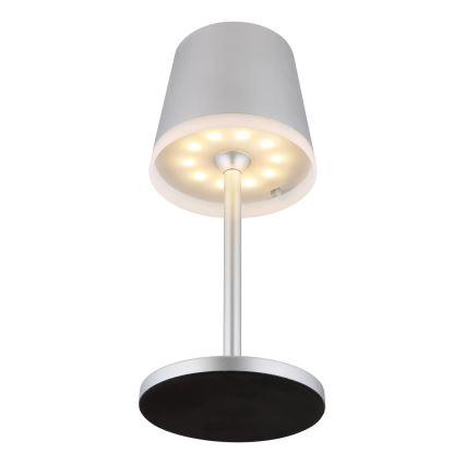 Globo - LED Solarno svetlo LED/0,6W/3V 3000K IP44 mat krom