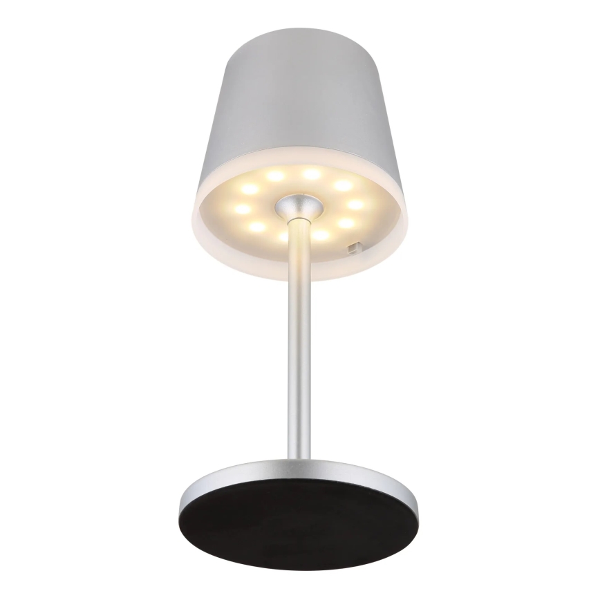Globo - LED Solarno svetlo LED/0,6W/3V 3000K IP44 mat krom