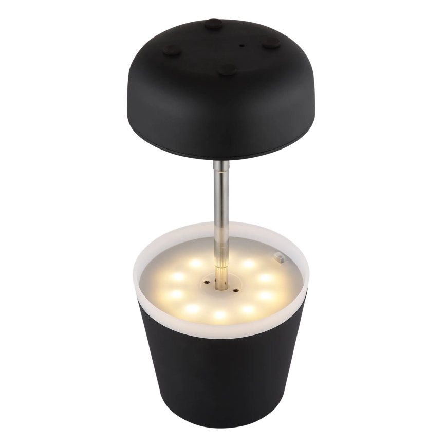 Globo - LED Solarna lampa 10xLED/0,06W/3V IP44 crno