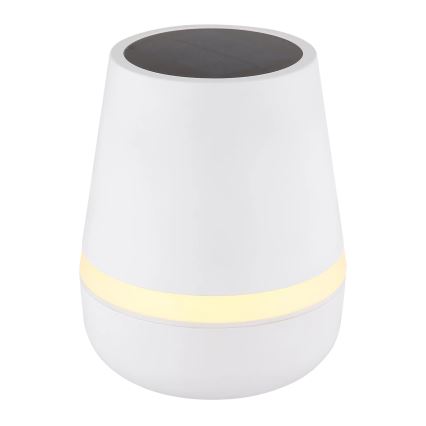Globo - LED Solarna lampa 10xLED/0,06W/3V IP44 bela