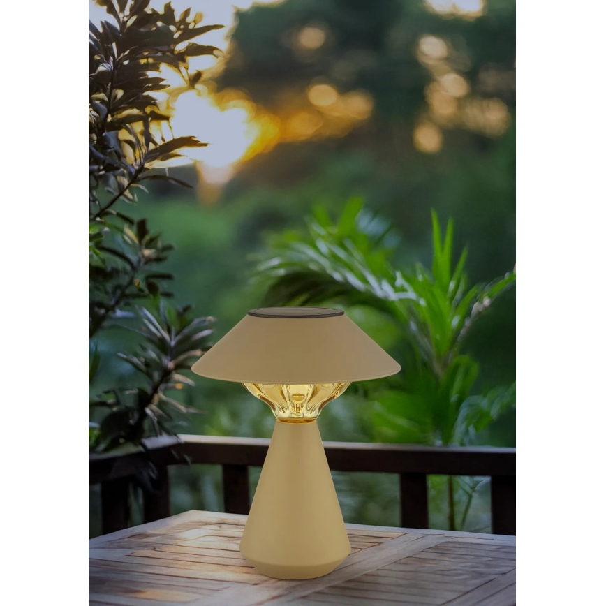 Globo - LED Solarna lampa 10xLED/0,06W/1,2V IP44 braon