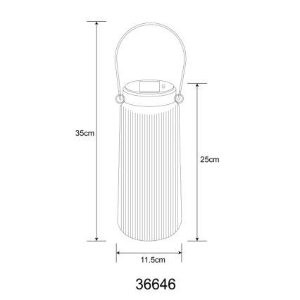 Globo - LED Solarno svetlo 2xLED/0,5W/3V 3000K IP44